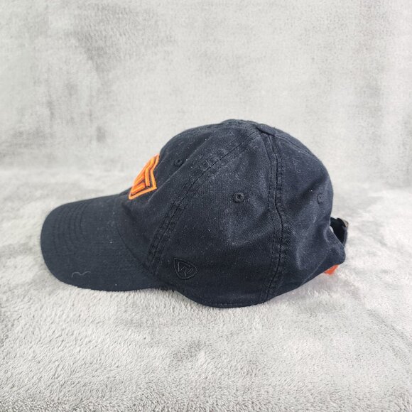 Oklahoma State University OSU Black Adjustable Baseball Cap By Top Of The World - Picture 4 of 11